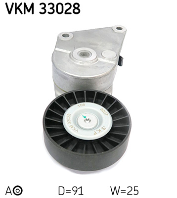 Belt Tensioner, V-ribbed belt - VKM 33028 SKF